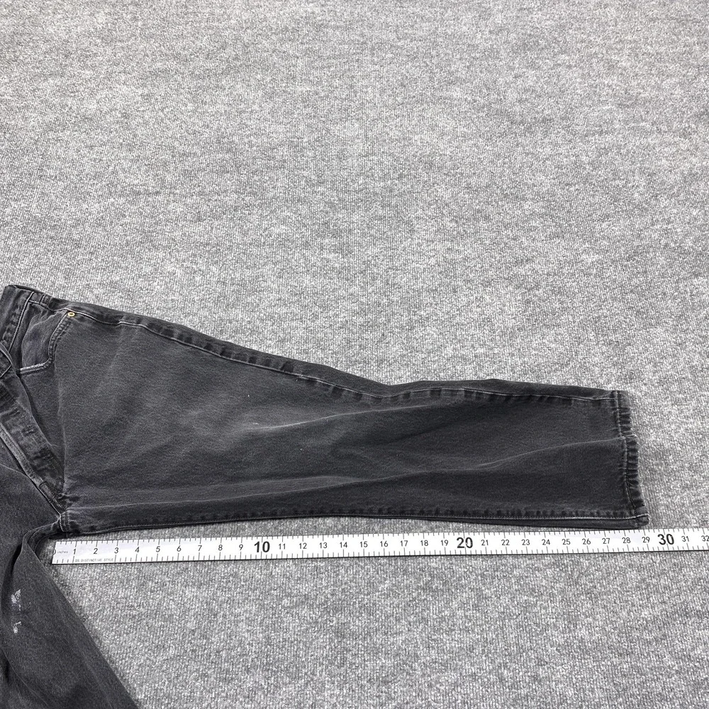 Vintage Levis 501 Jeans Mens 36x30 Fit 34x29 Black‎ Straight Leg Button Fly
